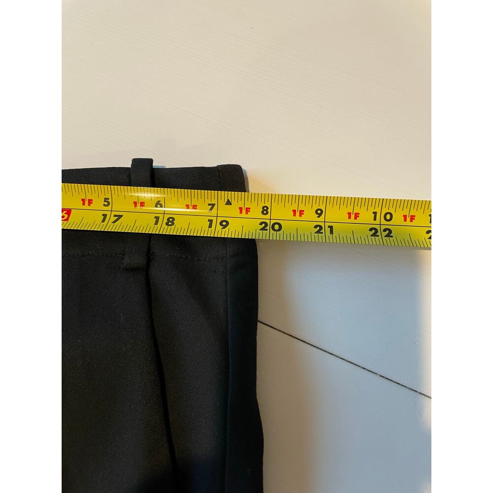 Lauren Ralph Lauren Sanderson Wide Leg Dress Pants Cropped Sz 16 Black Classic - Picture 7 of 10